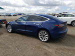 2018 Tesla Model 3  Blue vin: 5YJ3E1EB4JF091985