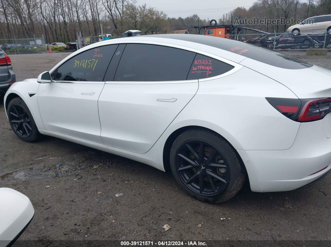 2018 Tesla Model 3 Long Range/performance White vin: 5YJ3E1EB4JF096832