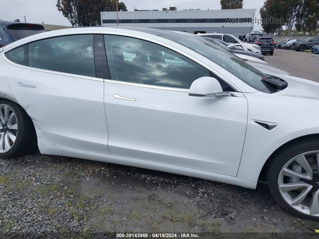 2018 Tesla Model 3 Long Range/performance White vin: 5YJ3E1EB4JF134074