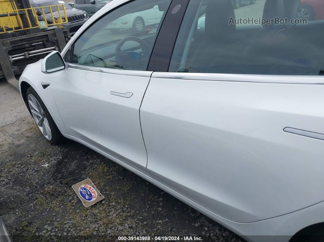 2018 Tesla Model 3 Long Range/performance White vin: 5YJ3E1EB4JF134074