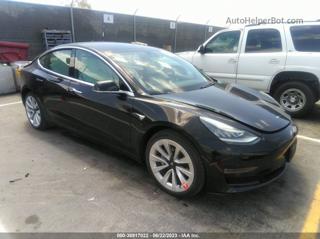 2019 Tesla Model 3 Long Range/performance Black vin: 5YJ3E1EB4KF391379
