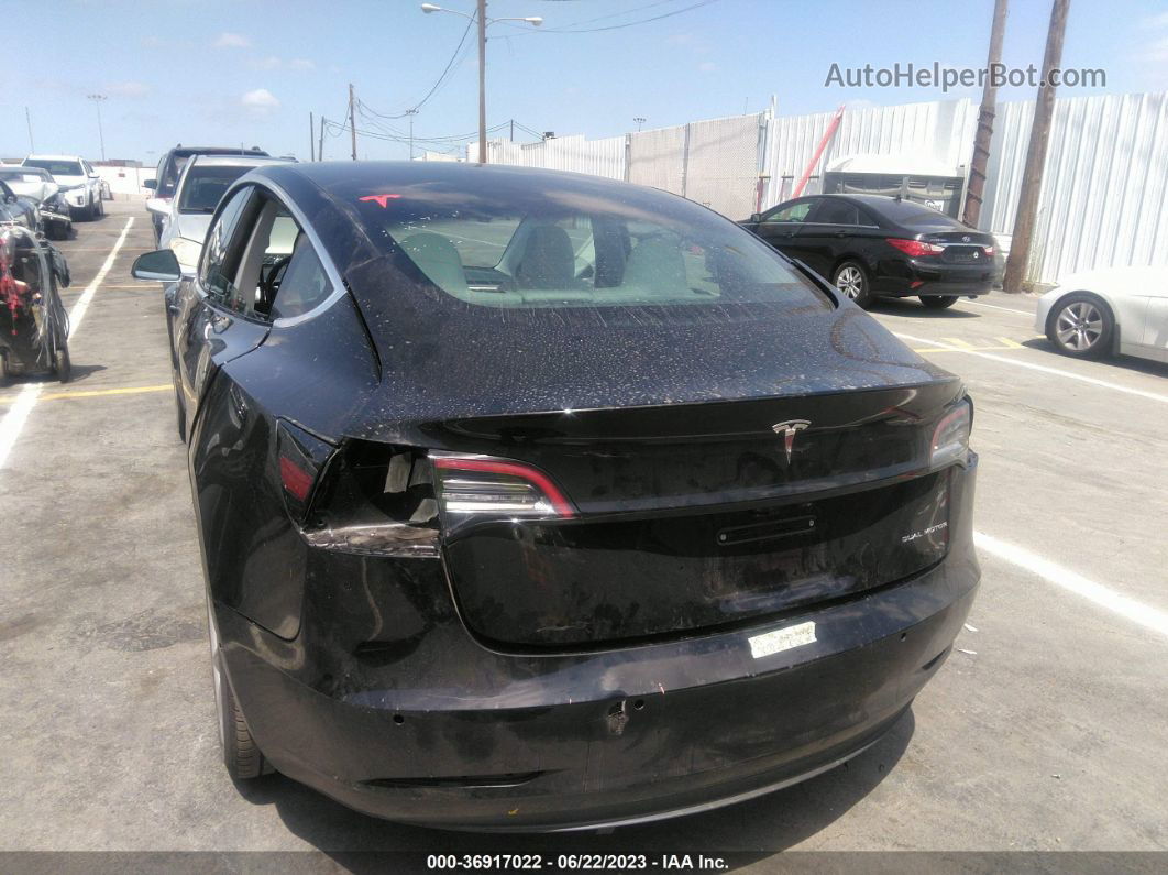 2019 Tesla Model 3 Long Range/performance Black vin: 5YJ3E1EB4KF391379