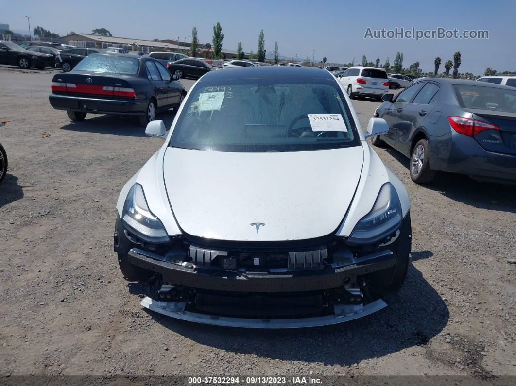 2019 Tesla Model 3 Long Range/performance White vin: 5YJ3E1EB4KF469725