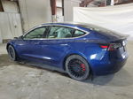 2019 Tesla Model 3  Blue vin: 5YJ3E1EB4KF474553