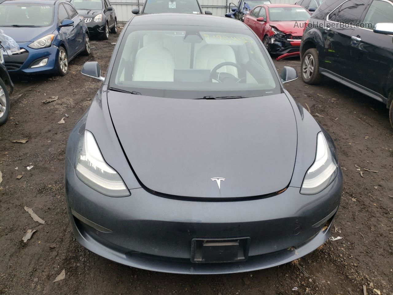 2019 Tesla Model 3  Blue vin: 5YJ3E1EB4KF522066