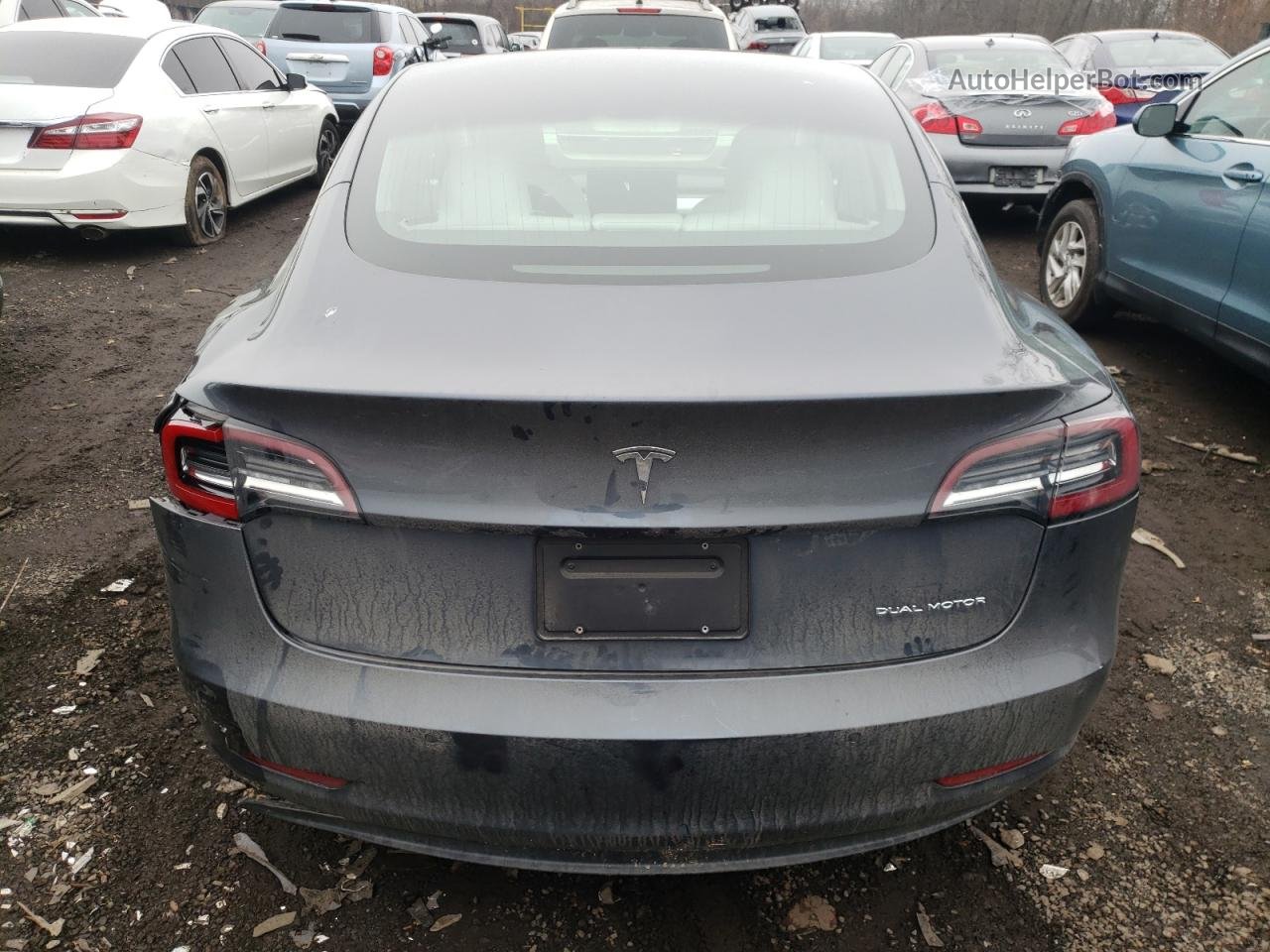 2019 Tesla Model 3  Blue vin: 5YJ3E1EB4KF522066