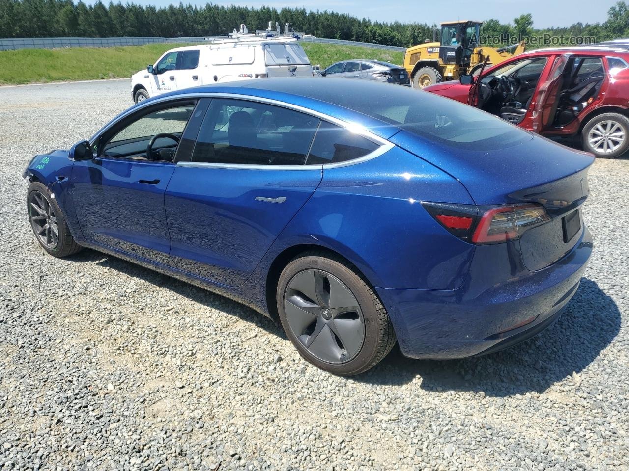2020 Tesla Model 3  Blue vin: 5YJ3E1EB4LF617499