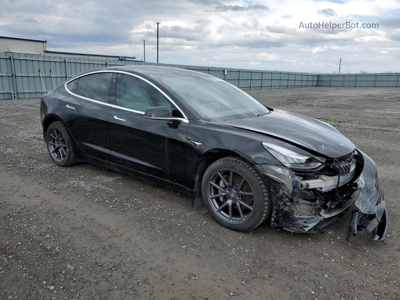 2020 Tesla Model 3  Black vin: 5YJ3E1EB4LF626719