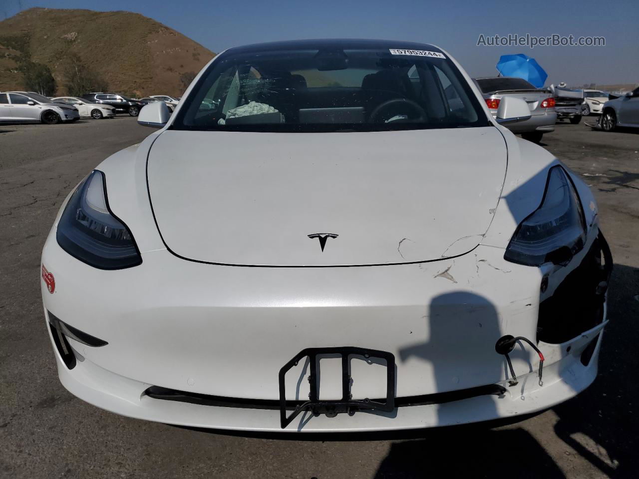 2020 Tesla Model 3  Белый vin: 5YJ3E1EB4LF628549