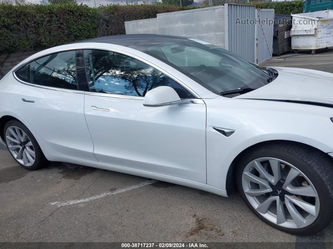 2020 Tesla Model 3 Long Range Dual Motor All-wheel Drive White vin: 5YJ3E1EB4LF651233