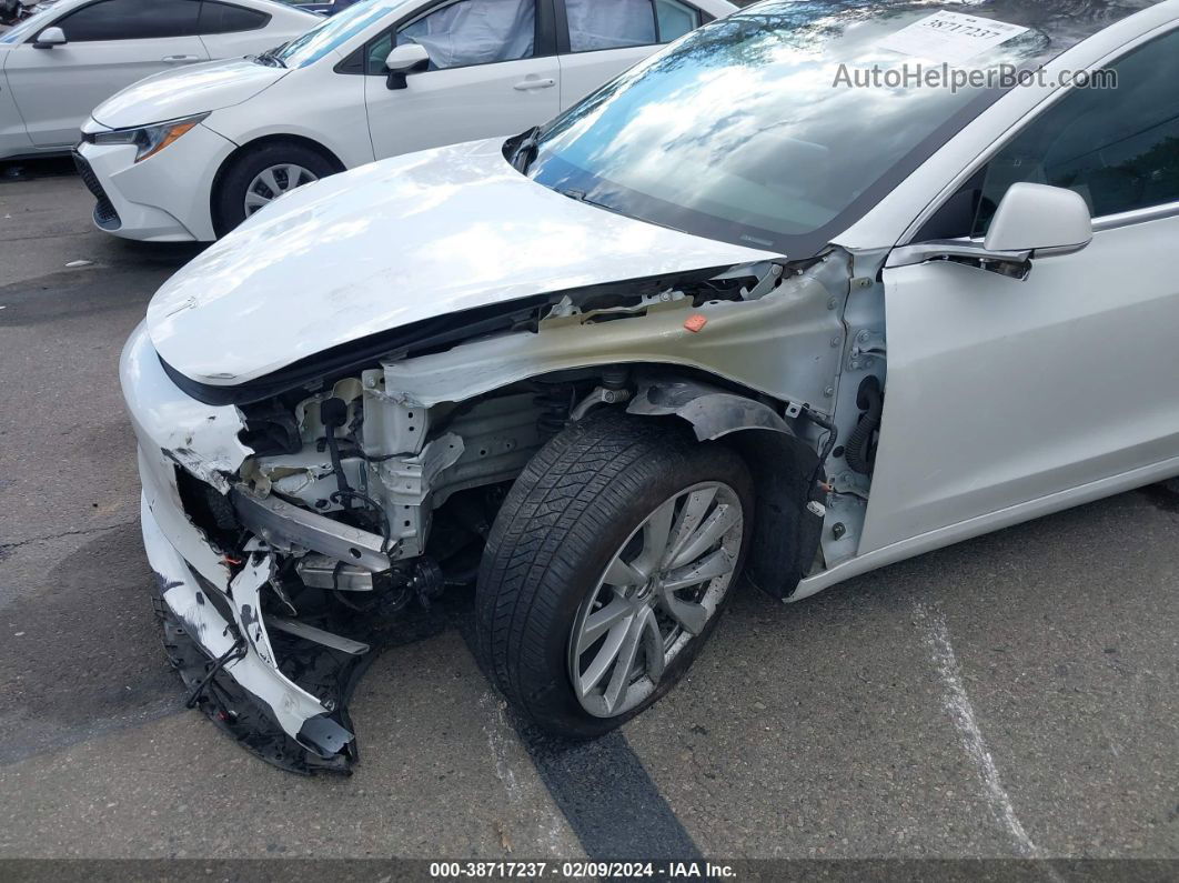 2020 Tesla Model 3 Long Range Dual Motor All-wheel Drive White vin: 5YJ3E1EB4LF651233