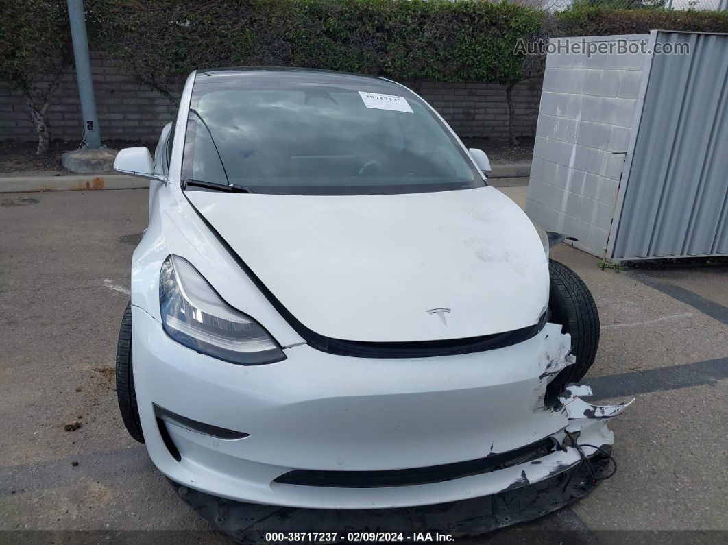 2020 Tesla Model 3 Long Range Dual Motor All-wheel Drive White vin: 5YJ3E1EB4LF651233