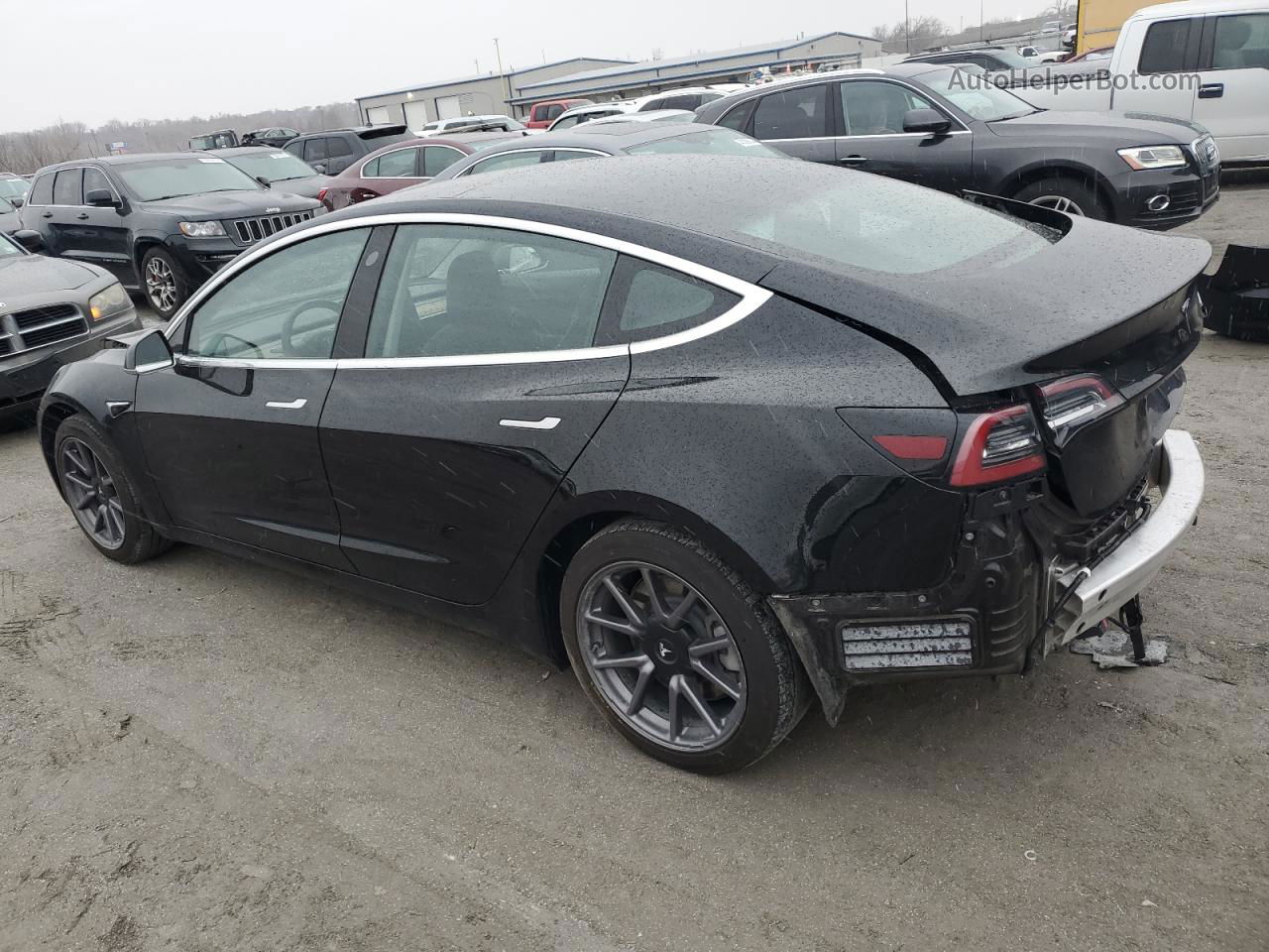 2020 Tesla Model 3  Black vin: 5YJ3E1EB4LF663141