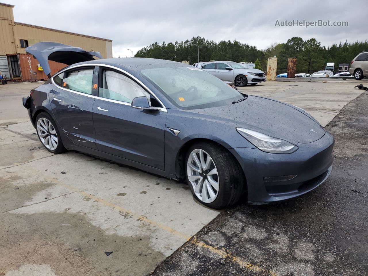 2020 Tesla Model 3  Серый vin: 5YJ3E1EB4LF668839