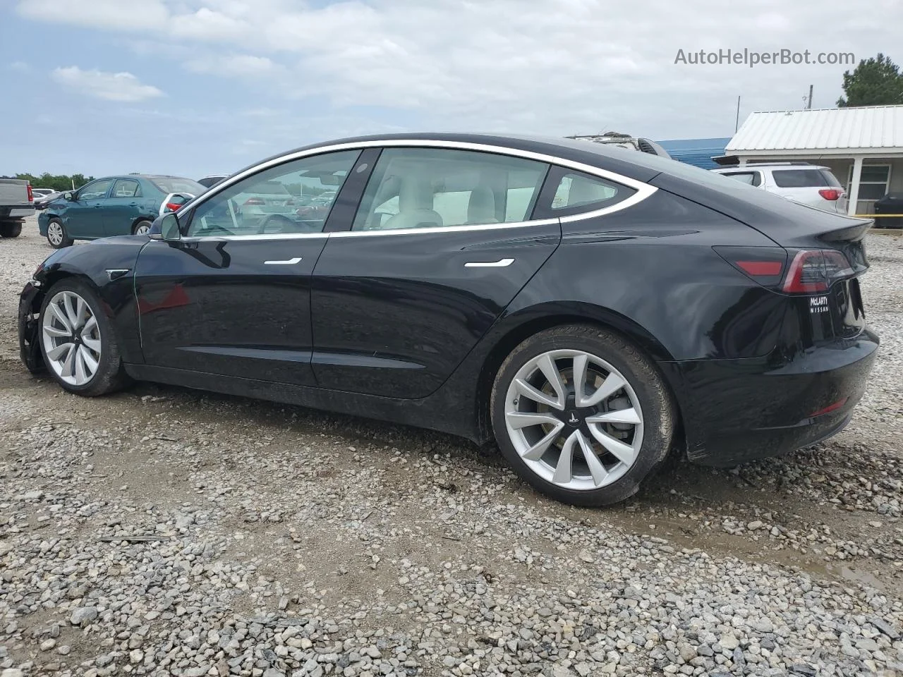 2020 Tesla Model 3  Черный vin: 5YJ3E1EB4LF742244