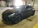 2020 Tesla Model 3  Black vin: 5YJ3E1EB4LF746617