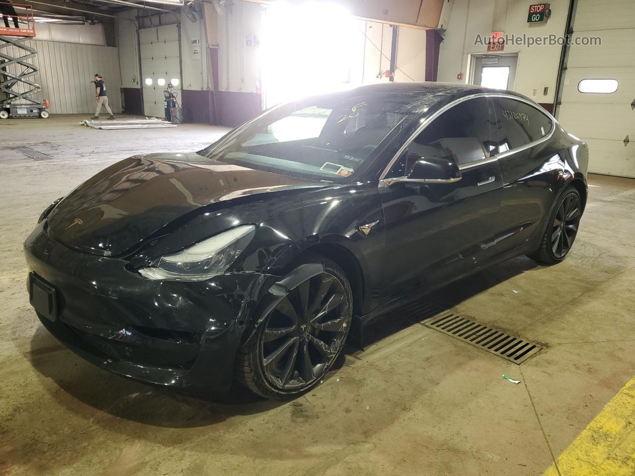 2020 Tesla Model 3  Black vin: 5YJ3E1EB4LF746617