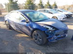 2021 Tesla Model 3 Long Range Dark Blue vin: 5YJ3E1EB4MF059414