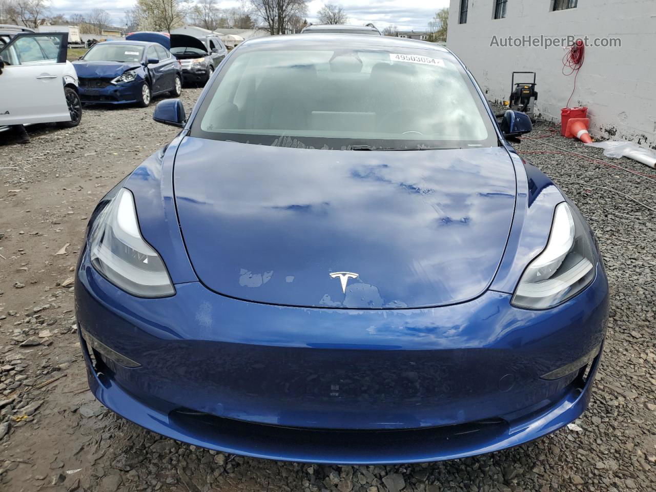 2021 Tesla Model 3  Blue vin: 5YJ3E1EB4MF924463