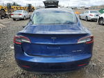 2021 Tesla Model 3  Blue vin: 5YJ3E1EB4MF924463