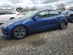 2021 Tesla Model 3  Blue vin: 5YJ3E1EB4MF924463