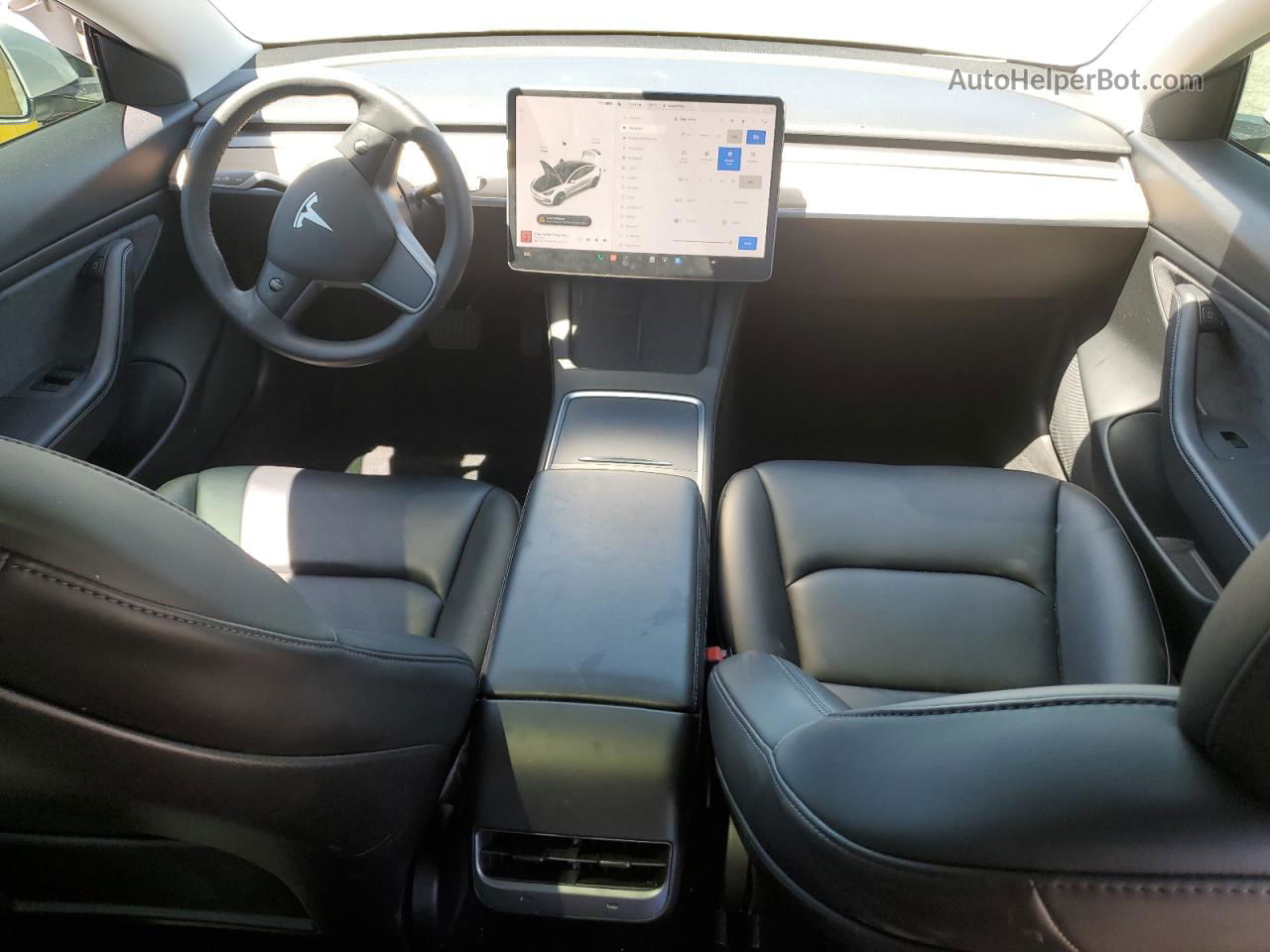 2021 Tesla Model 3  White vin: 5YJ3E1EB4MF939903