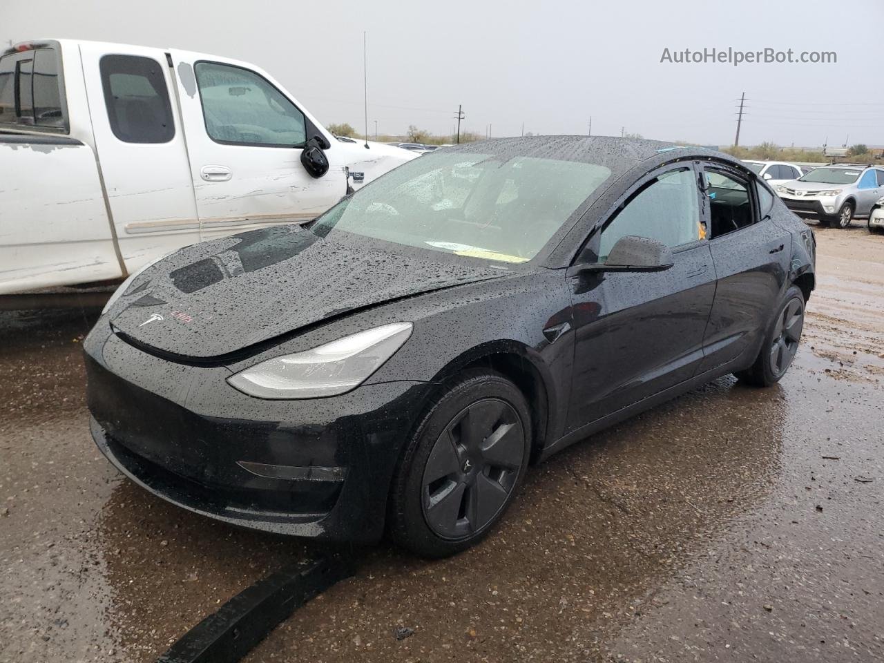 2021 Tesla Model 3  Black vin: 5YJ3E1EB4MF992147