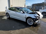 2022 Tesla Model 3  White vin: 5YJ3E1EB4NF144187