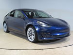 2022 Tesla Model 3  Blue vin: 5YJ3E1EB4NF144660