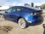 2022 Tesla Model 3  Blue vin: 5YJ3E1EB4NF167081