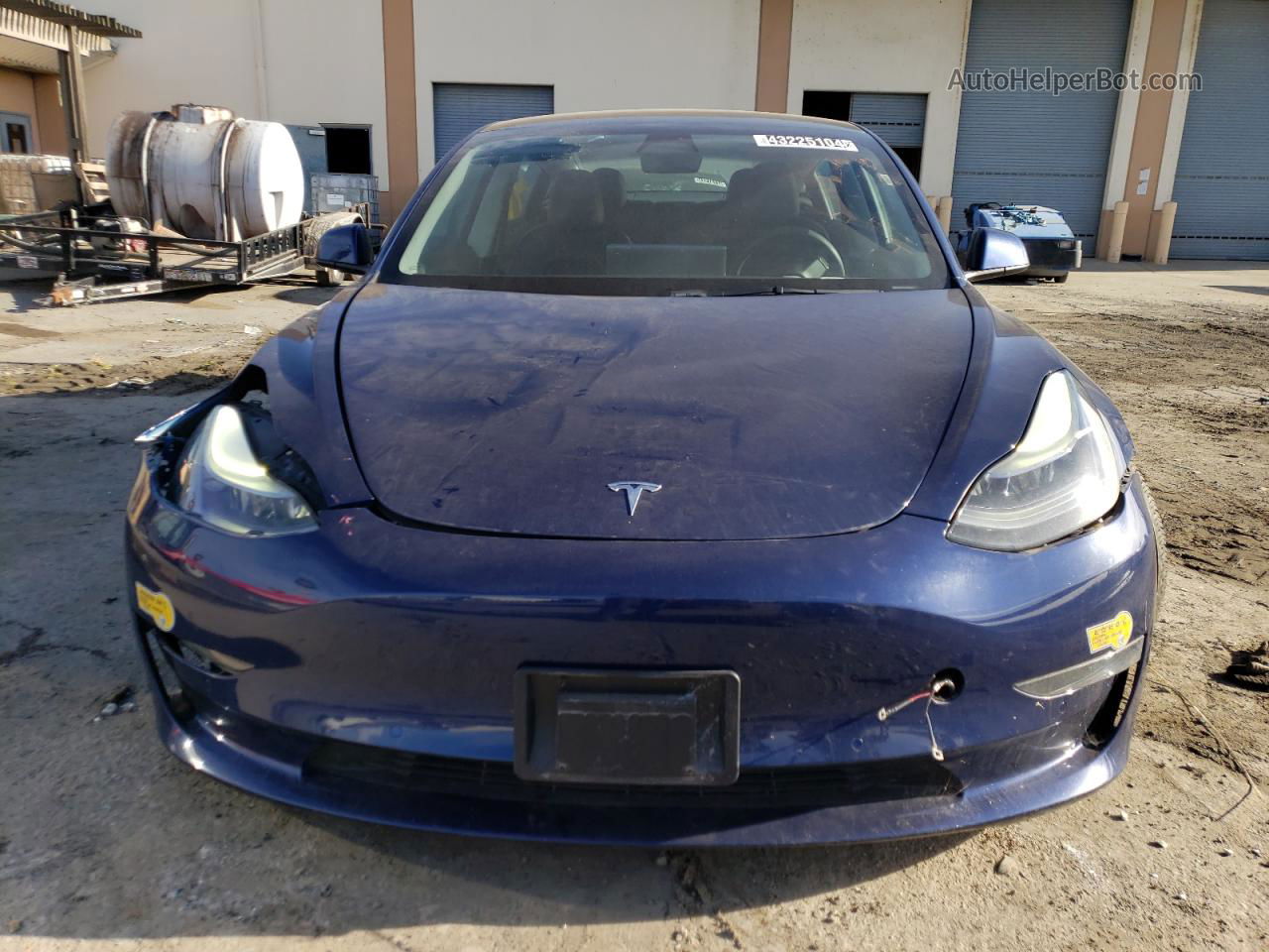 2022 Tesla Model 3  Blue vin: 5YJ3E1EB4NF167081