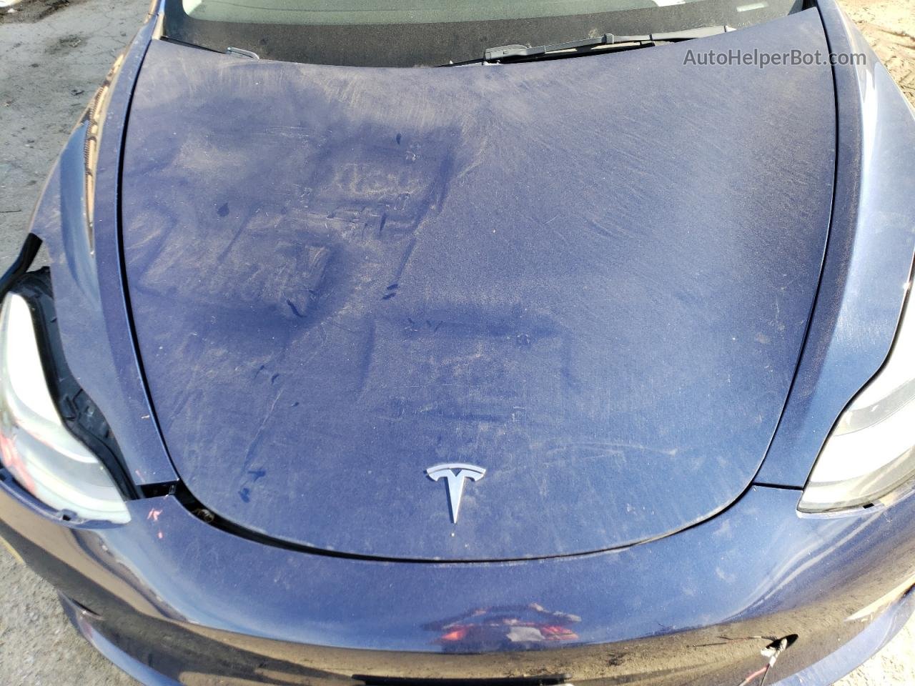 2022 Tesla Model 3  Blue vin: 5YJ3E1EB4NF167081