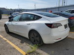 2022 Tesla Model 3  White vin: 5YJ3E1EB4NF190960