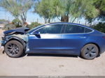 2018 Tesla Model 3 Long Range/performance Dark Blue vin: 5YJ3E1EB5JF054234