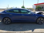 2018 Tesla Model 3 Long Range/performance Dark Blue vin: 5YJ3E1EB5JF054234