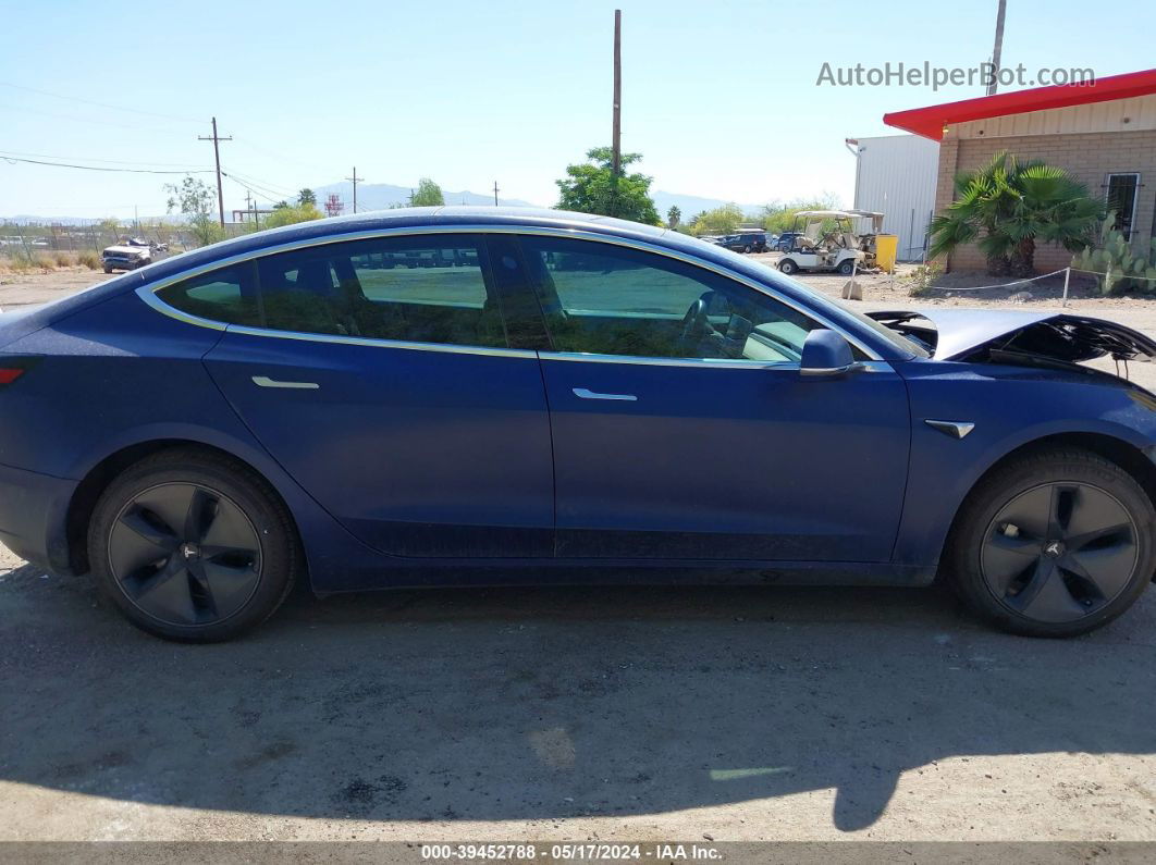 2018 Tesla Model 3 Long Range/performance Dark Blue vin: 5YJ3E1EB5JF054234