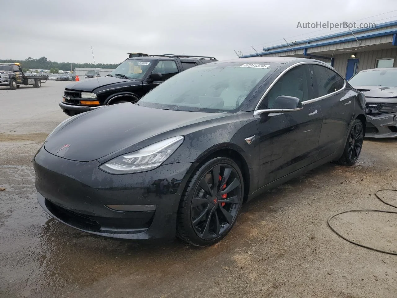 2018 Tesla Model 3  Black vin: 5YJ3E1EB5JF080994