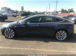 2018 Tesla Model 3 Long Range Blue vin: 5YJ3E1EB5JF083927