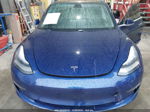 2018 Tesla Model 3 Long Range/performance Dark Blue vin: 5YJ3E1EB5JF088559