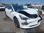 2018 Tesla Model 3 Long Range/performance White vin: 5YJ3E1EB5JF100208