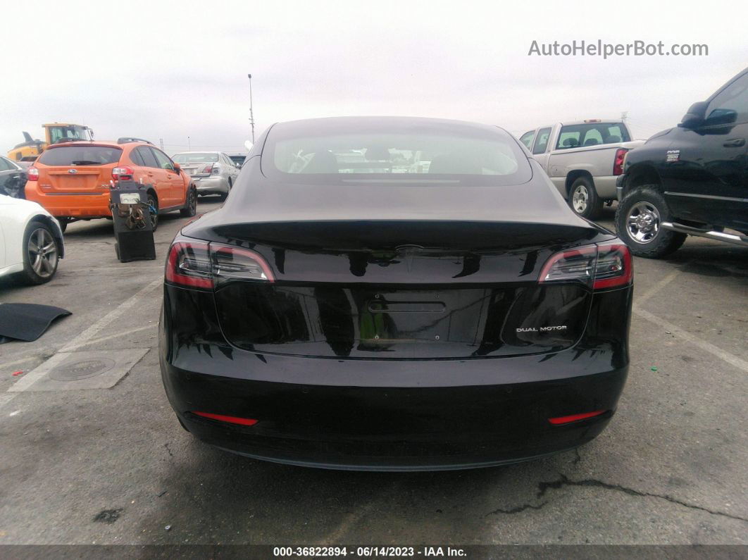 2018 Tesla Model 3 Performance/long Range Black vin: 5YJ3E1EB5JF103447