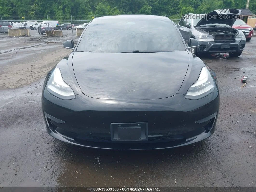 2018 Tesla Model 3 Long Range/performance Black vin: 5YJ3E1EB5JF113394