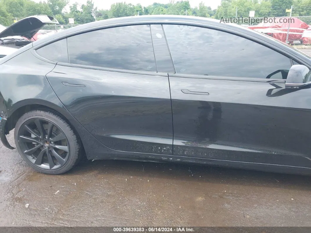 2018 Tesla Model 3 Long Range/performance Black vin: 5YJ3E1EB5JF113394