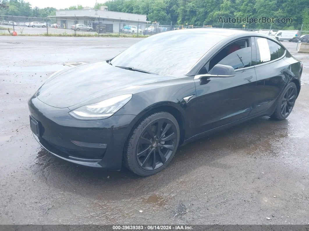 2018 Tesla Model 3 Long Range/performance Black vin: 5YJ3E1EB5JF113394