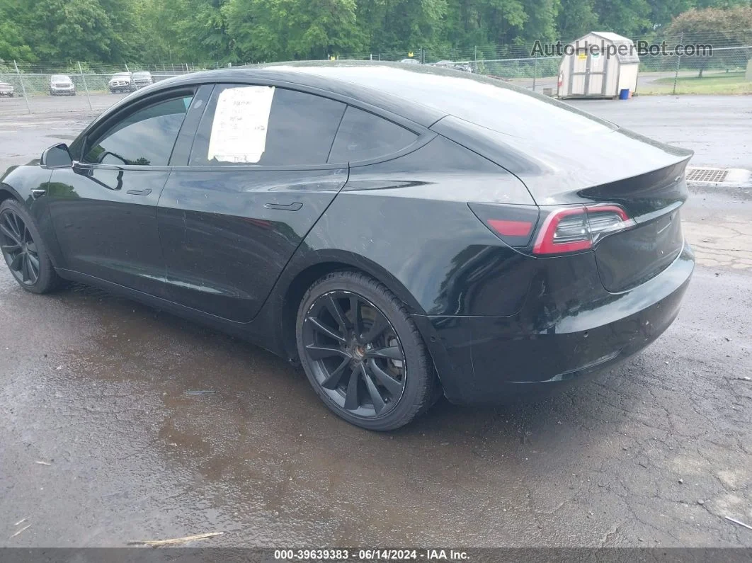 2018 Tesla Model 3 Long Range/performance Black vin: 5YJ3E1EB5JF113394