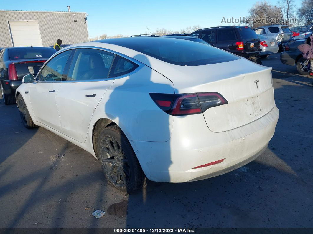 2018 Tesla Model 3 Long Range/performance White vin: 5YJ3E1EB5JF115596