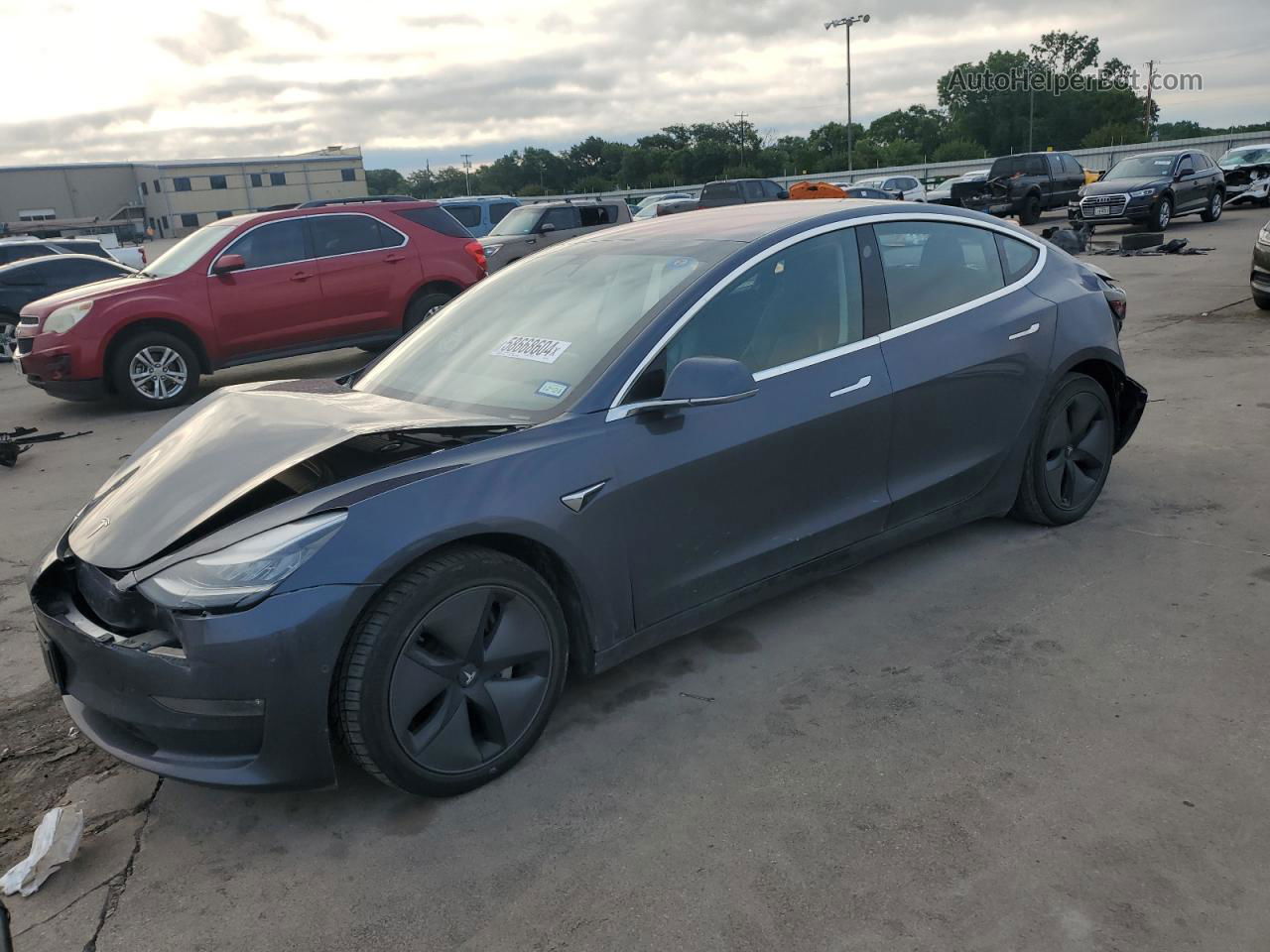 2018 Tesla Model 3  Charcoal vin: 5YJ3E1EB5JF128512