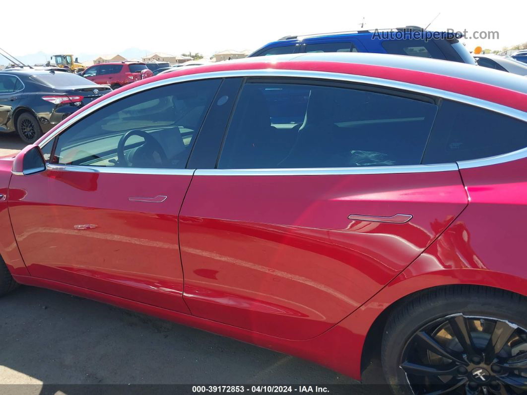 2019 Tesla Model 3 Long Range/performance Red vin: 5YJ3E1EB5KF192101