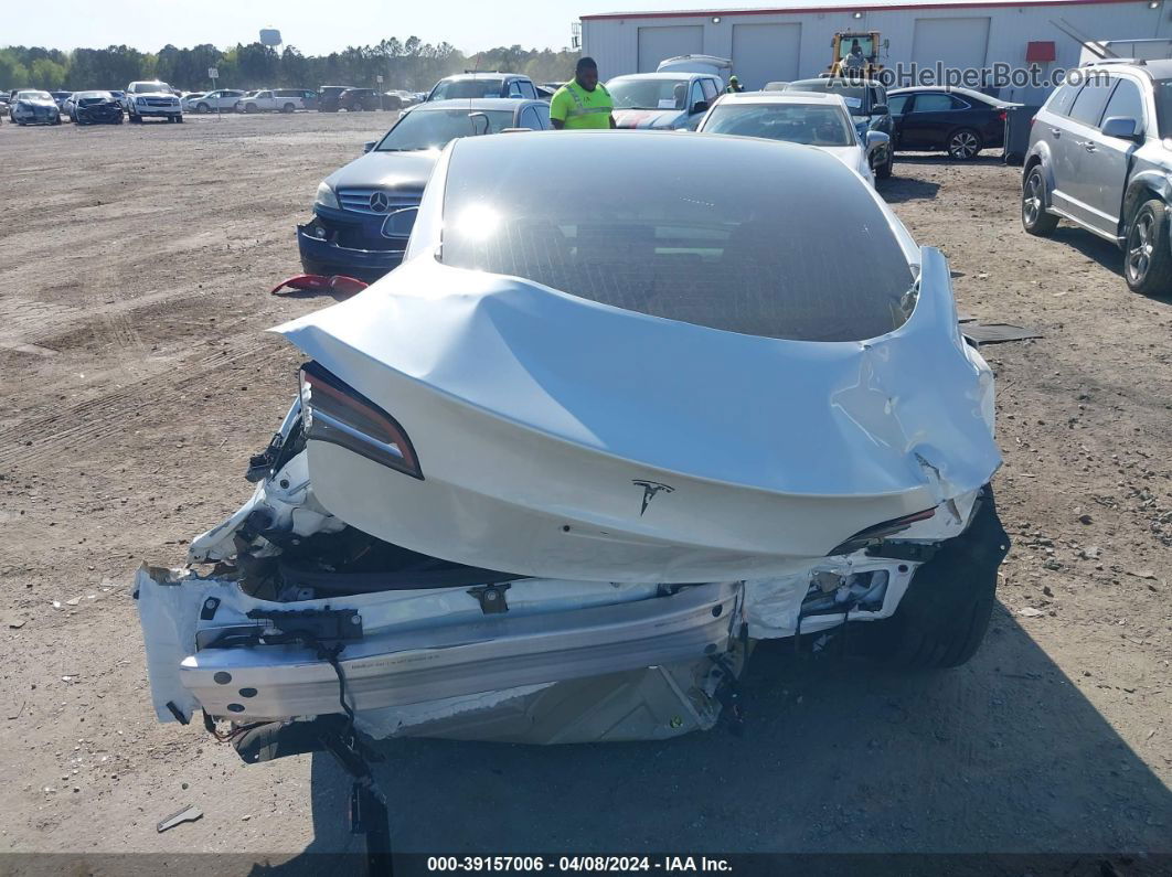 2019 Tesla Model 3 Long Range/performance White vin: 5YJ3E1EB5KF213903