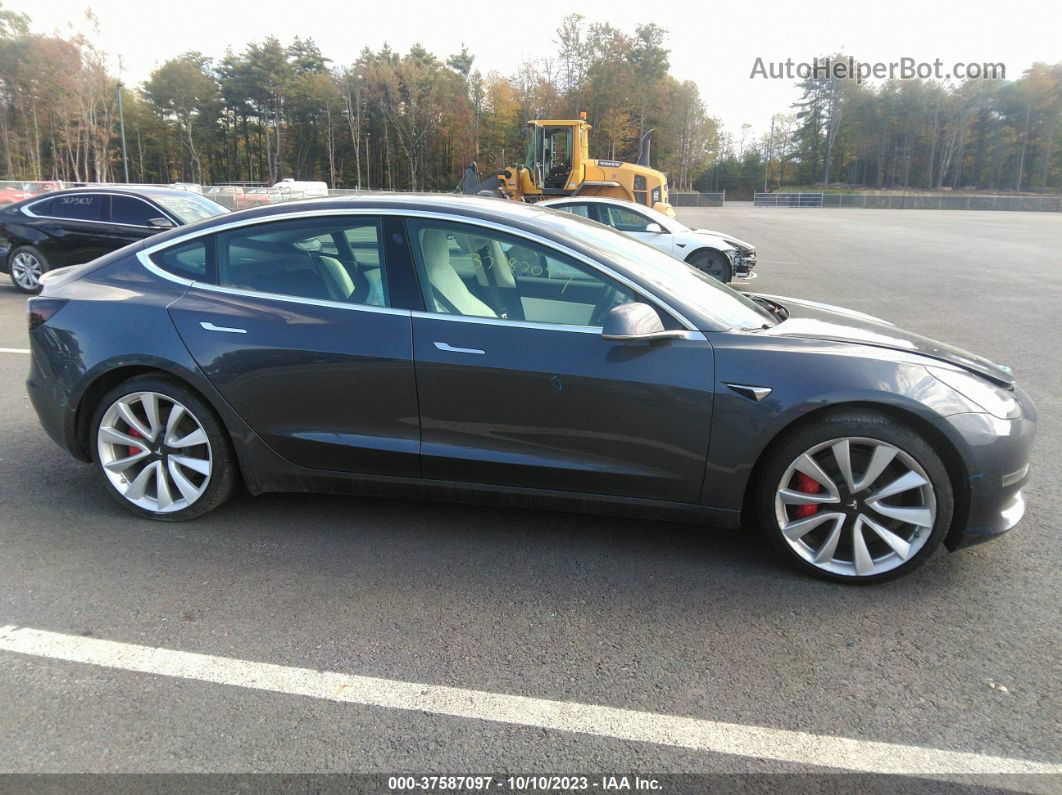 2019 Tesla Model 3 Long Range/performance Серый vin: 5YJ3E1EB5KF231575